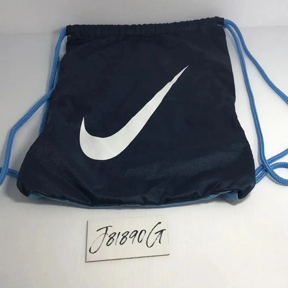 Nike UNC Drawstring BackPack Navy / Baby Blue - Picture 2 of 4